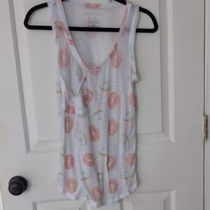 Grayson Threads Pink Donut Print Tank Top